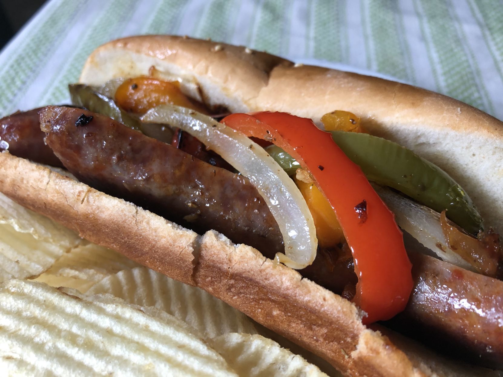 Italian Sausage, Peppers and Onions
